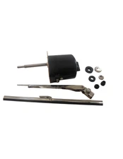 Universal Windshield Wiper Motor Kit GM Chevy Ford Mopar Jeep Boat 12V Black