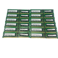 LOT OF 12 x Micron 1GB DDR ECC Registered PC2...