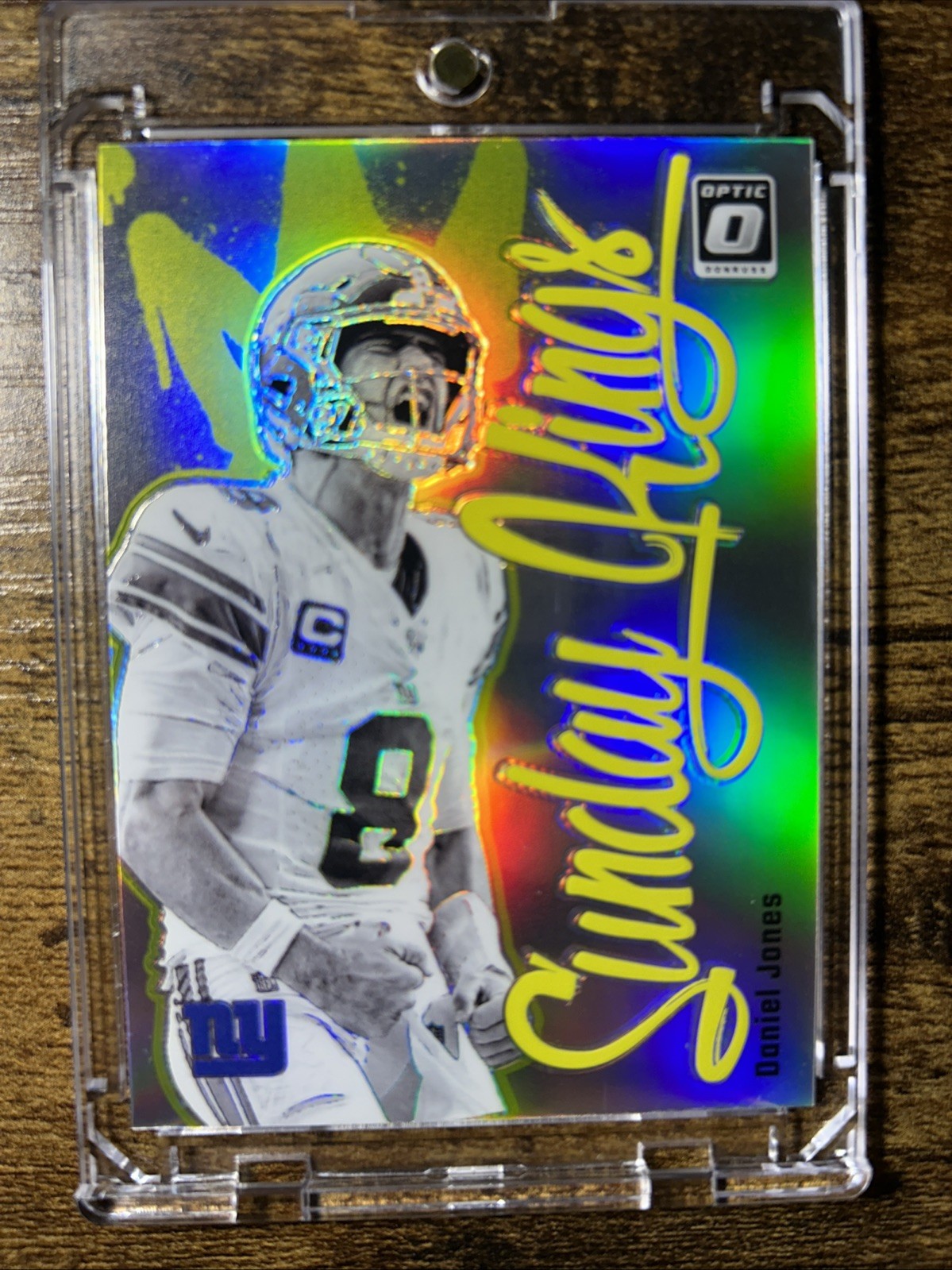 2024 Panini Donruss Optic Sunday Kings Daniel Jones #29 SSP - Colts/Giants