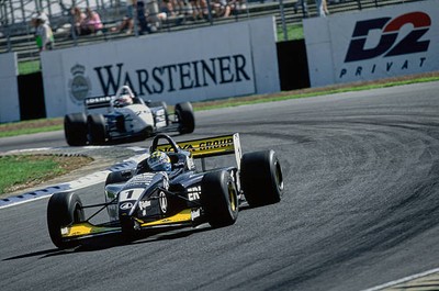 Kenny Brack Super Nova Racing drives his Lola T96 50 ahead of Tom - Old Photo