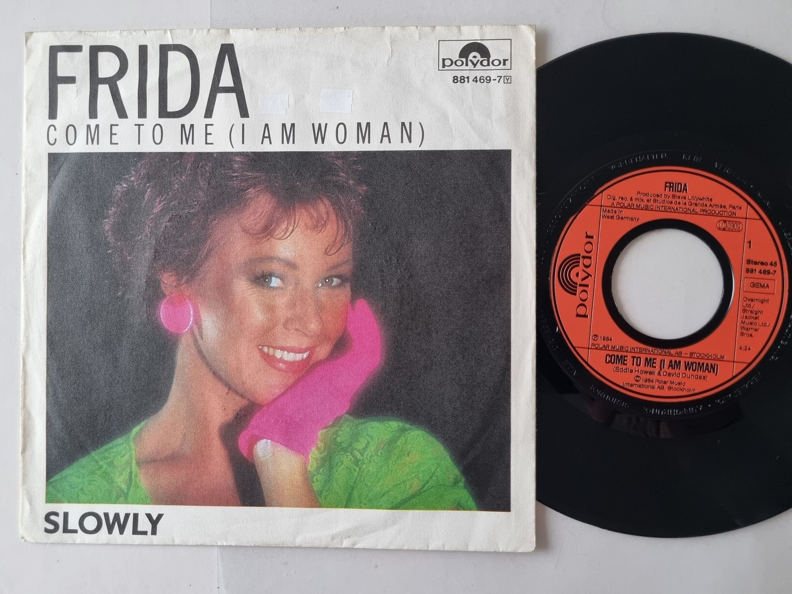 Frida - Come To Me (I Am Woman)/ Slowly 7'' Vinyl Germany/ ABBA