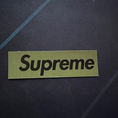 Supreme Olive & Red Mini Box Logo Sticker Set (1997) | eBay
