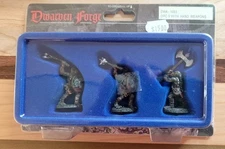 DWARVEN FORGE ORCS WITH HAND WEAPONS MINIATURES PAINTED [DWA 1003] New unopened