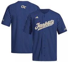 Georgia Tech Yellow Jackets adidas Navy 2026 Official NCAA Baseball Jersey