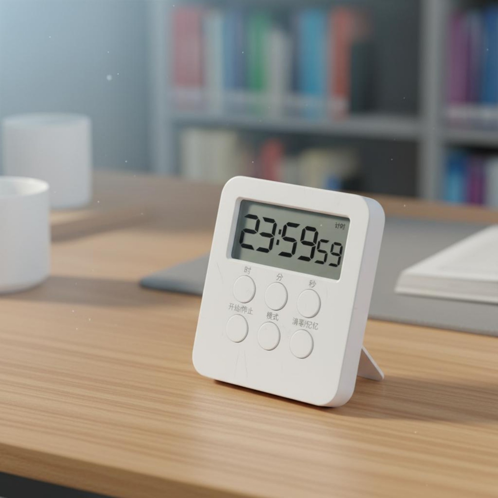Lerntimer leiser Modus digitaler Timer multifunktional für Büro, Kinder,