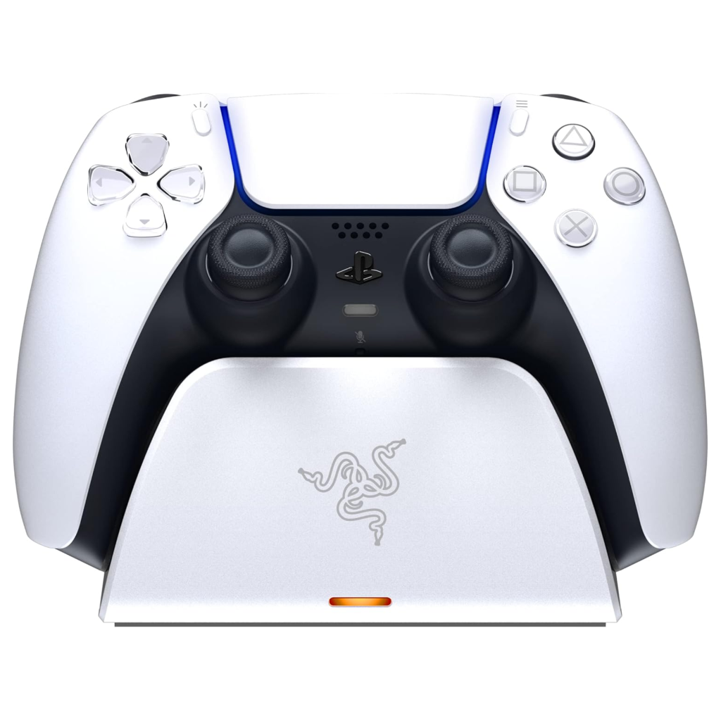 Razer Quick Charging Stand for Ps5 Dualsense Wireless Controller White - Image 4