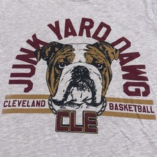 CLE Clothing Co L Tee Shirt  Cleveland Cavaliers Cavs  Basketball Junkyard Dawg