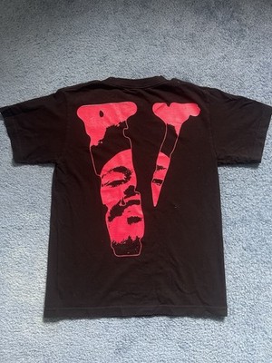 VLONE After Hours Black Red Graphic Print Logo Men's Crew Neck T