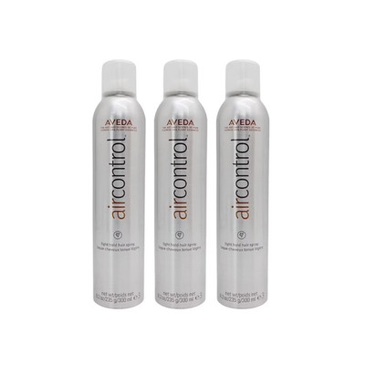 Aveda Air Control Light Hold Hair Spray 8.2oz 300ml  (Pack of 3)