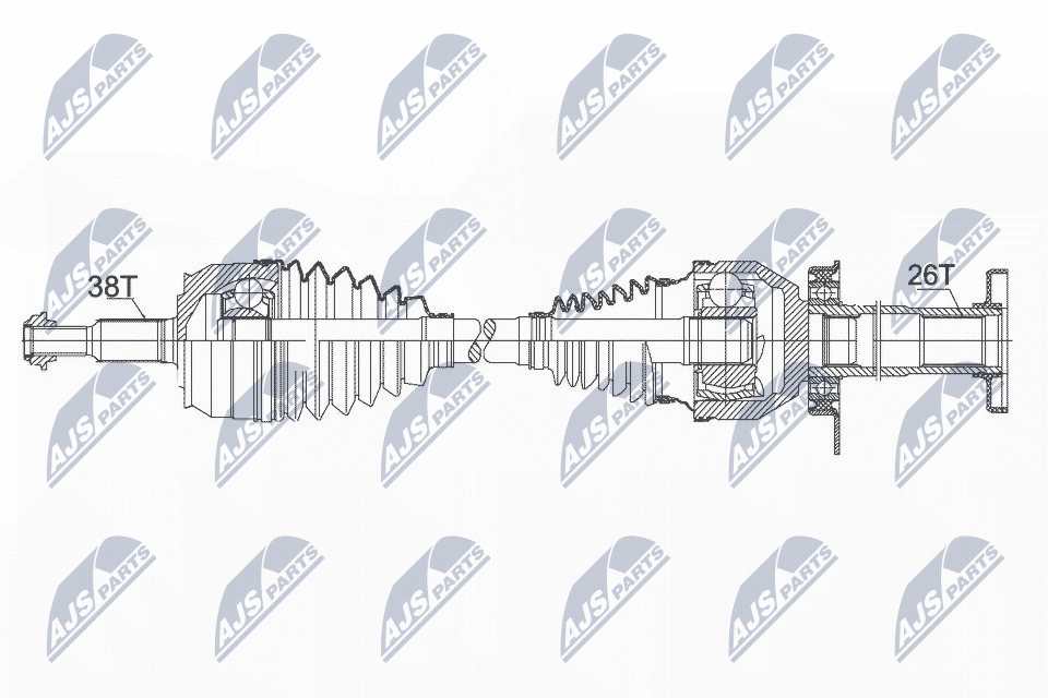 Nty Driveshaft For Vw T5 2.5Tdi 03-09 /Right,Mtm - Image 4