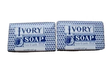 2001 Ivory Soap Bars 4.5 oz – Procter & Gamble – Blue & White Packaging Lot of 2