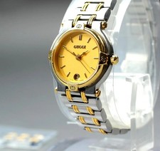 [Near MINT w/Links] Vintage GUCCI 9000L 25mm Gold Qz Women's Watch From Japan