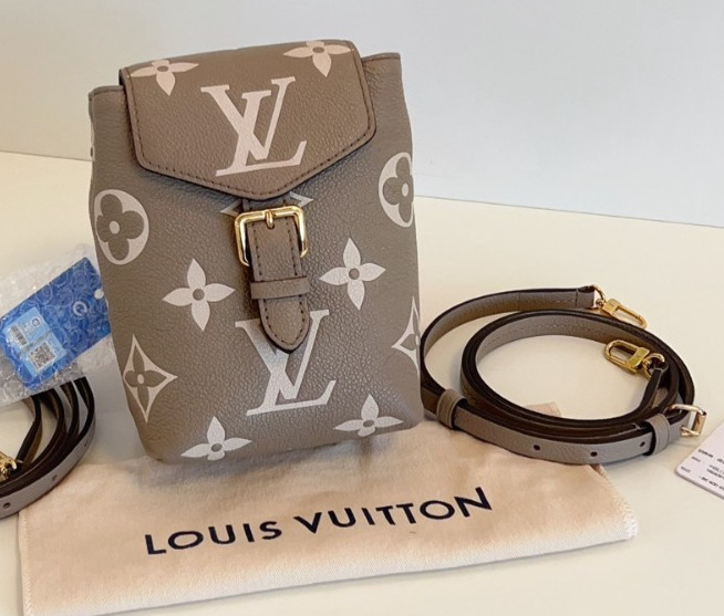 Louis Vuitton Tiny Backpack mini Elephant Grey Sh… - image 3