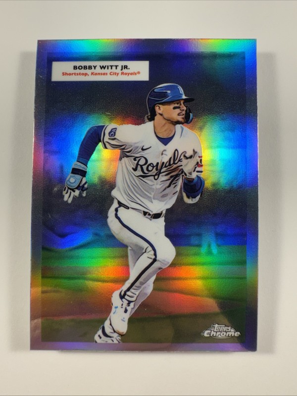 2025 Topss Chrome Platinum - Bobby Witt Jr George Brett Double Header Refractor