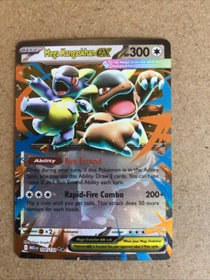 Pokémon TCG Mega Evolution MEGA Kangaskhan EX 104/132 Holo Rare