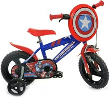 BICI BICICLETTA BAMBINO MISURA 12 CAPITAN AMERICA DINO BIKES  ART 412UL-CA