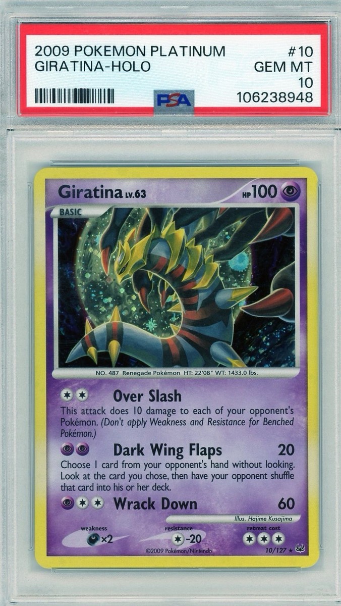 【PSA10】 ギラティナ　プリズムスター　GIRATINA-HOLO 2009 Pokemon Giratina Platinum Holo Rare #10 PSA 10 Gem Mint | eBay