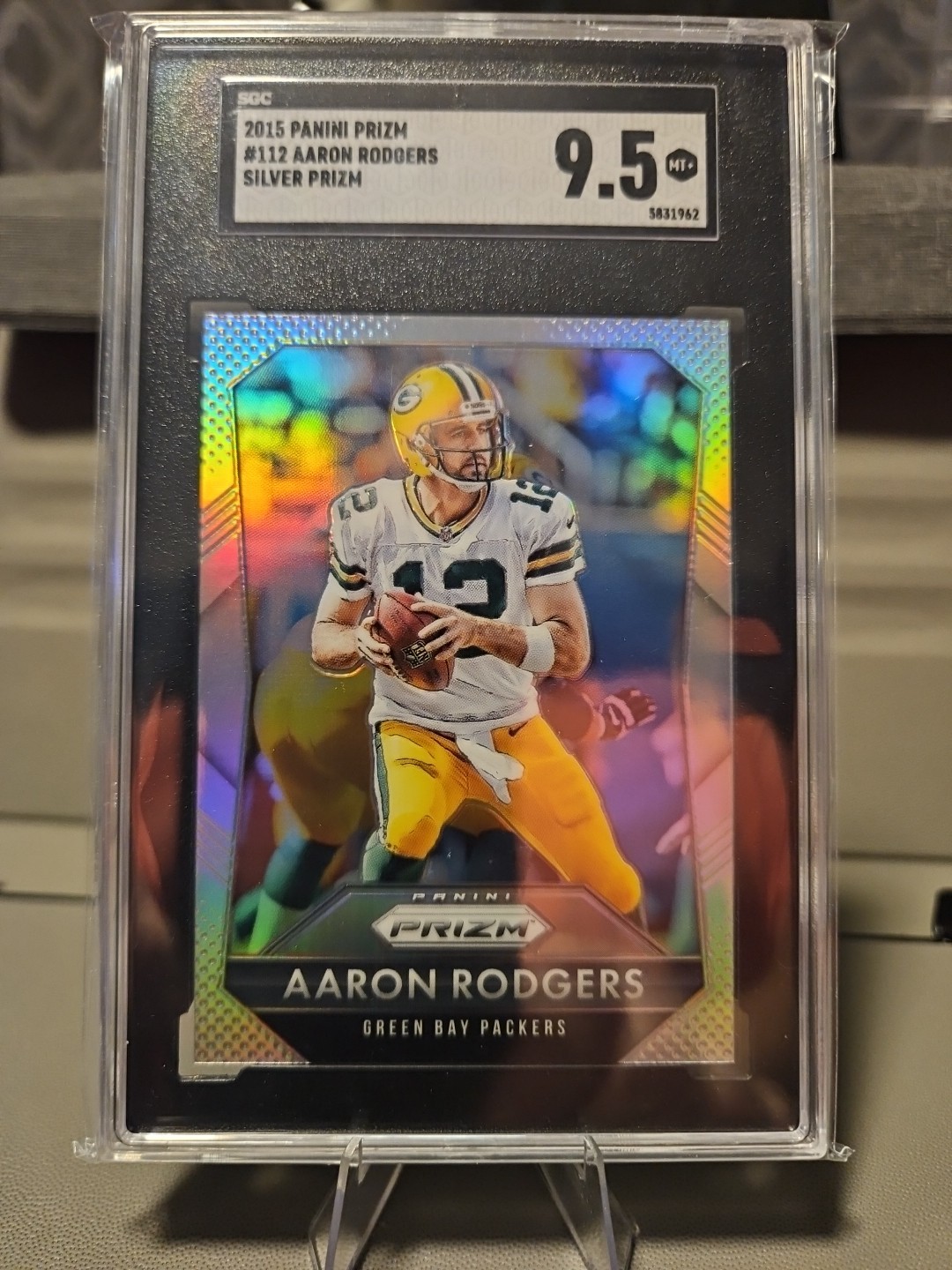 2015 Panini Prizm - Aaron Rodgers #112 Silver Prizm