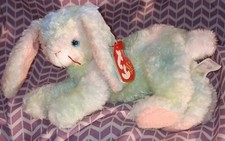 2001 TY Beanie Baby CottonBall Bunny Rabbit 