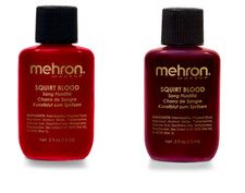 MEHRON SQUIRT BLOOD TV MOVIE SPECIAL EFFECTS FAKE BLOOD MAKEUP CHOOSE ANY SHADE.