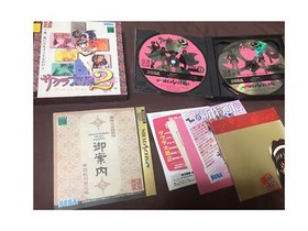 Sakura Wars 1  , 2  Columns Sakura Taisen Story Sega Saturn Play Station2 SET