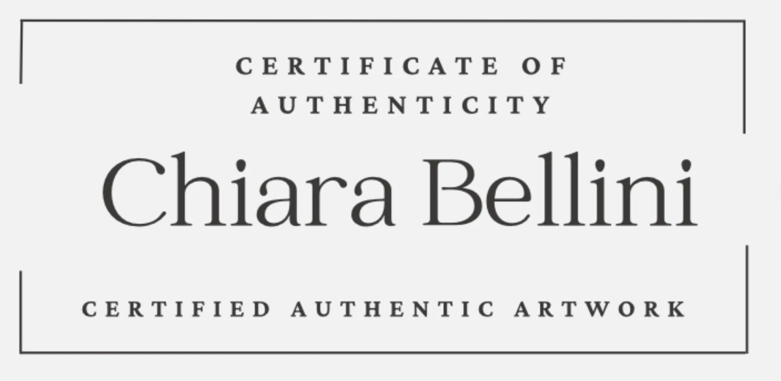 CHIARA BELLINI + ZUPPA MIU MIU firmata a mano stampa autentica ✅ COA