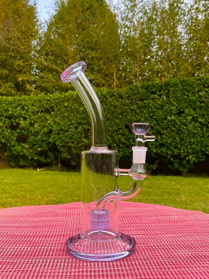 11'' Premium Glass Water Pipe Bong Bubbler W/ Percolator Hookah Free Shipping