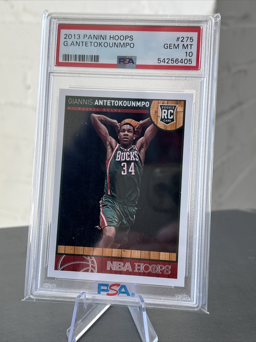 2013-14 Hoops #275 Giannis Antetokounmpo RC Rookie PSA 10 GEM MINT 