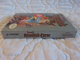 NINTENDO NES CASTLEVANIA III DRACULA'S CURSE VIDEOGIOCO SCATOLA INSERTO MANUALE 1990