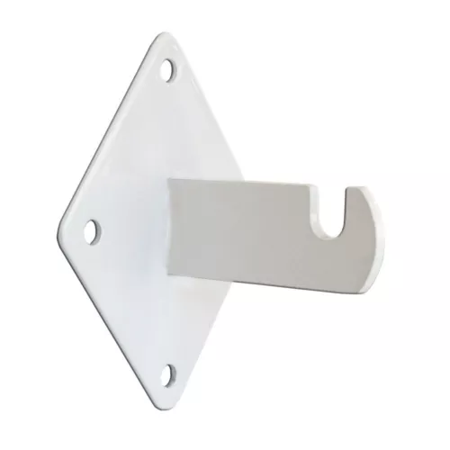 Gridwall Wall Mount Bracket White Grid Panel Mounting Brackets