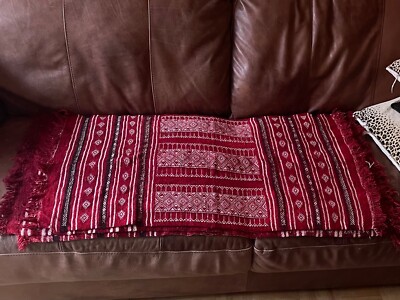 Traditioneller Ägyptischer Teppich Rug Handarbeit Gewebt Handgeknüpft - 102cmx53cm