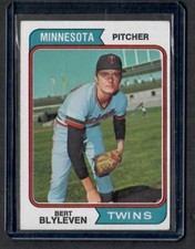 1974 Topps #98 Bert Blyleven G to VG