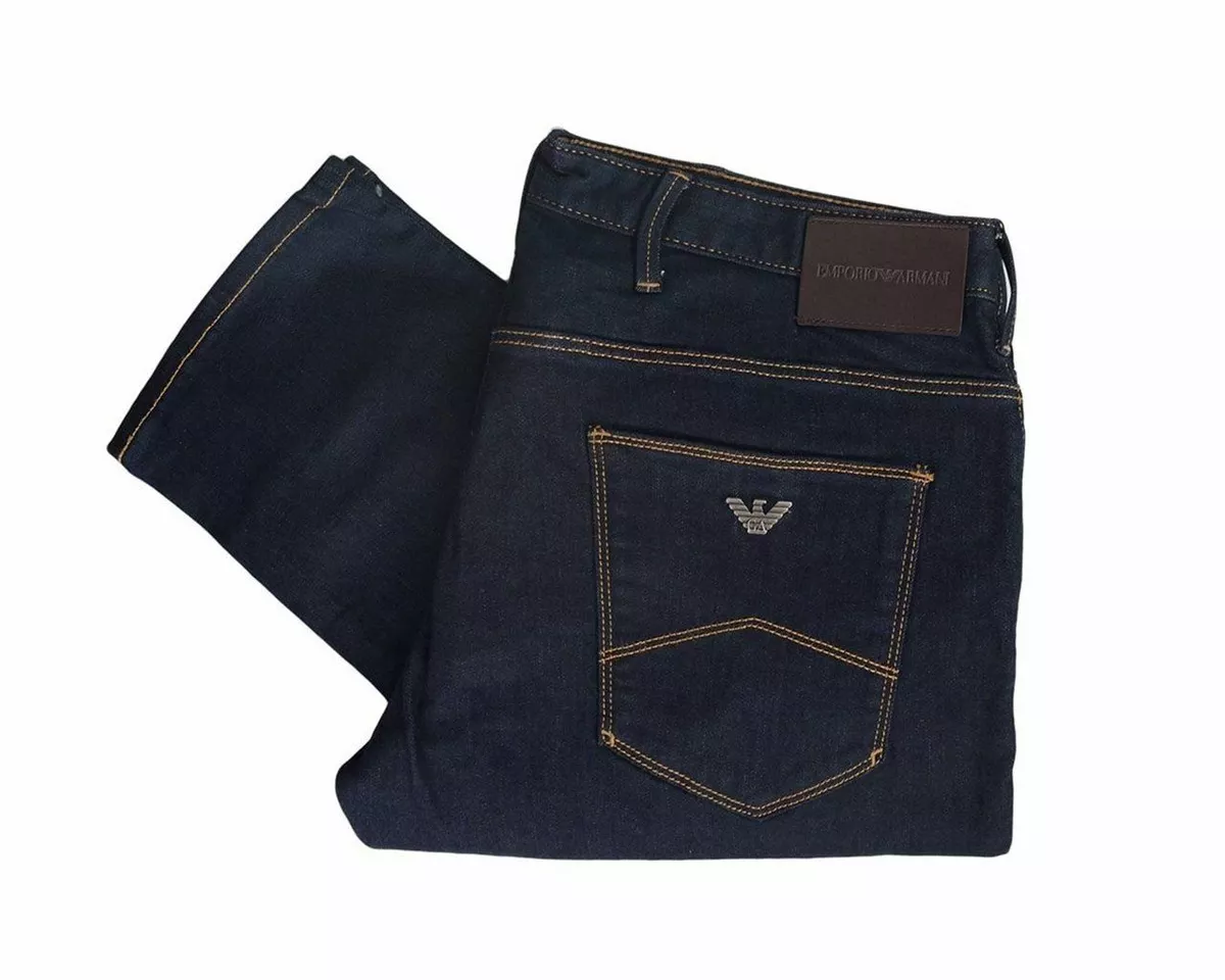 Herren Emporio ARMANI 8N1J06 1DLPZ J06 Slim Fit Jeans Denim Blau eBay