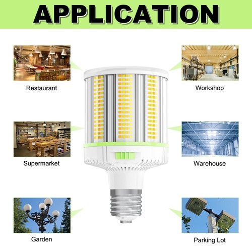 6 Pack 80W LED Corn Light Bulb E39 Base, Warehouse Workshop Lamps Adjuatable CCT - Picture 12 of 15