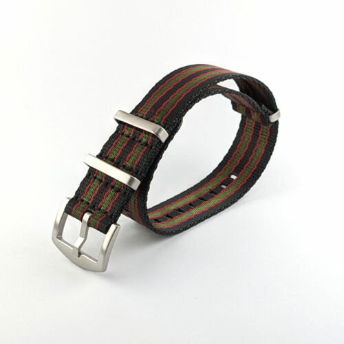 Bond Original Style Nato Watch Strap Seatbelt Nylon Connery | 18mm 20mm 22mm 24 - Picture 2 of 6
