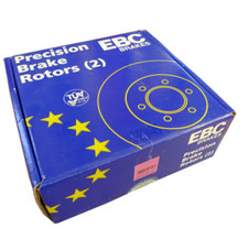 EBC Brake Discs Black Dash Front For Ford Fiesta USR1963