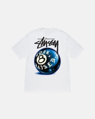 Stussy & Born x Raised 8 Ball Tee Shirt Sizes Medium / Large | eBay
