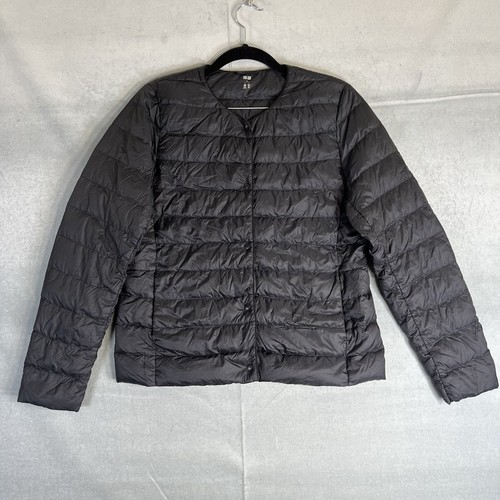 Uniqlo Ultra Light Down Compact Jacket Damen Medium Snap Button Kragenlos