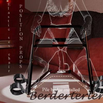 Powerful Black No Gravity Love Making Chair for Couples Sex Furniture Sex Sofa