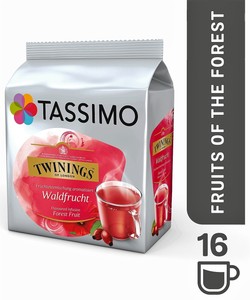 1 X Pack Tassimo Twinings frutos del bosque de Té T Discos vainas - 16  Bebidas | eBay