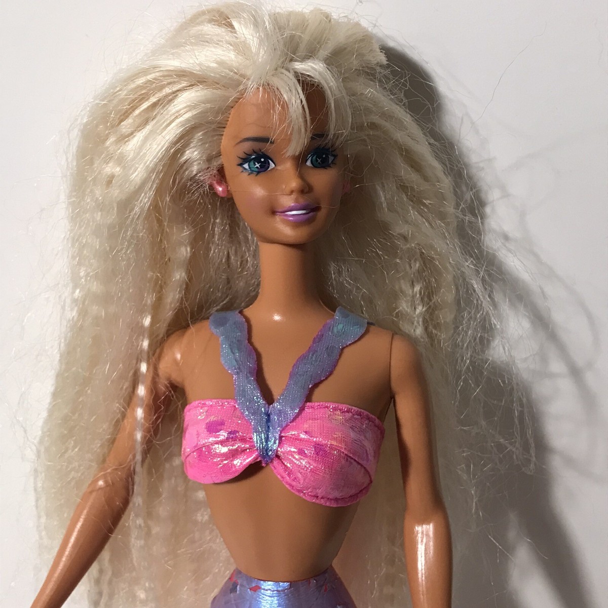 Vintage 1996 Bubbling Mermaid Barbie Doll Color Changing Missing