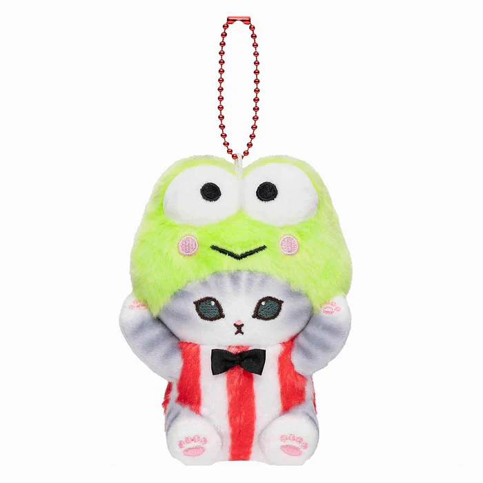 mofusand × Sanrio Characters Ⅱ Plush Keychain Kero Kero Keroppi