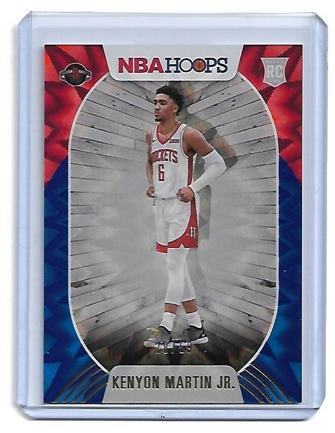 #/59  Kenyon Martin Jr  SP ▪ 2020-21 NBA Hoops  BLUE EXPLOSION #232   Rookie