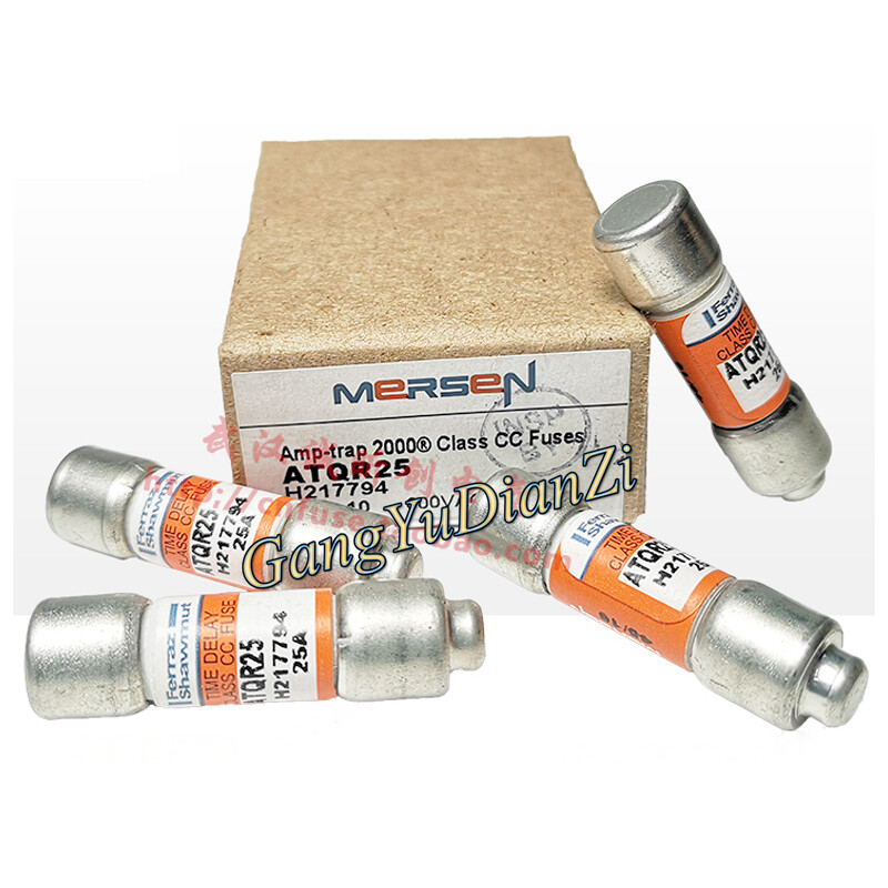 Fusibile Ritardato (Time Delay) FERRAZ SHAWMUT ATQR-25A 25 Amp 600Vac - Originale, Classe CC