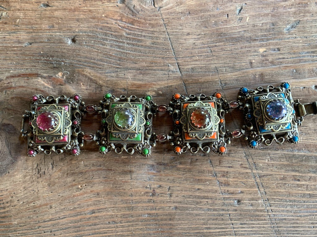 Renaissance Gothic Chunky  Statement Bracelet by … - image 1