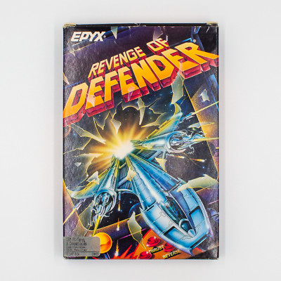 Revenge of Defender EPYX 1989 IBM PC MS-Dos, 5,25'' Disks Small Big Box