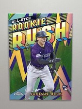 2024 Topps Chrome Update Series All Etch Rookie Rush Jordan Beck Rockies I1276