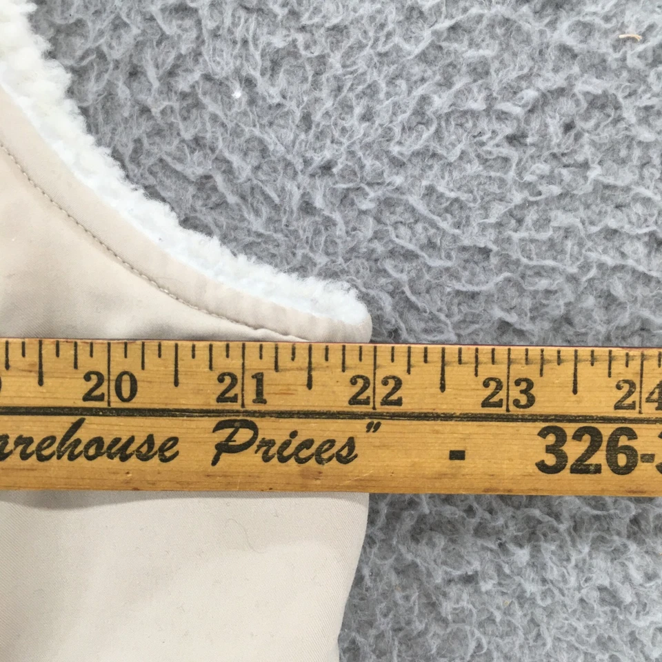 Sonoma жилет куртка женщин большой бежевый тела подогреватель полный молнии без рукавов насмешливый воротник - Изображение 4 из 4