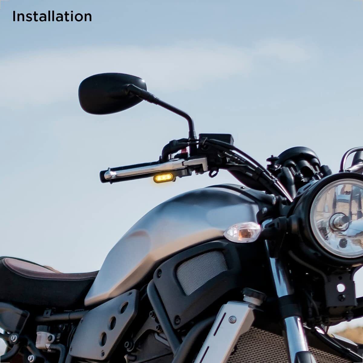 2x LED-Prüfzeichen Blinker Motorrad Lenkerenden für Harley Davidson Sportster