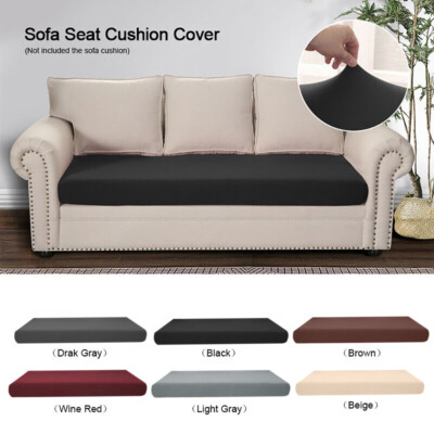 1/2/3/4 Sitzer Sofabezug Sofa Sitzkissenbezug Stretch Couch Schonbezug Sitzbezug